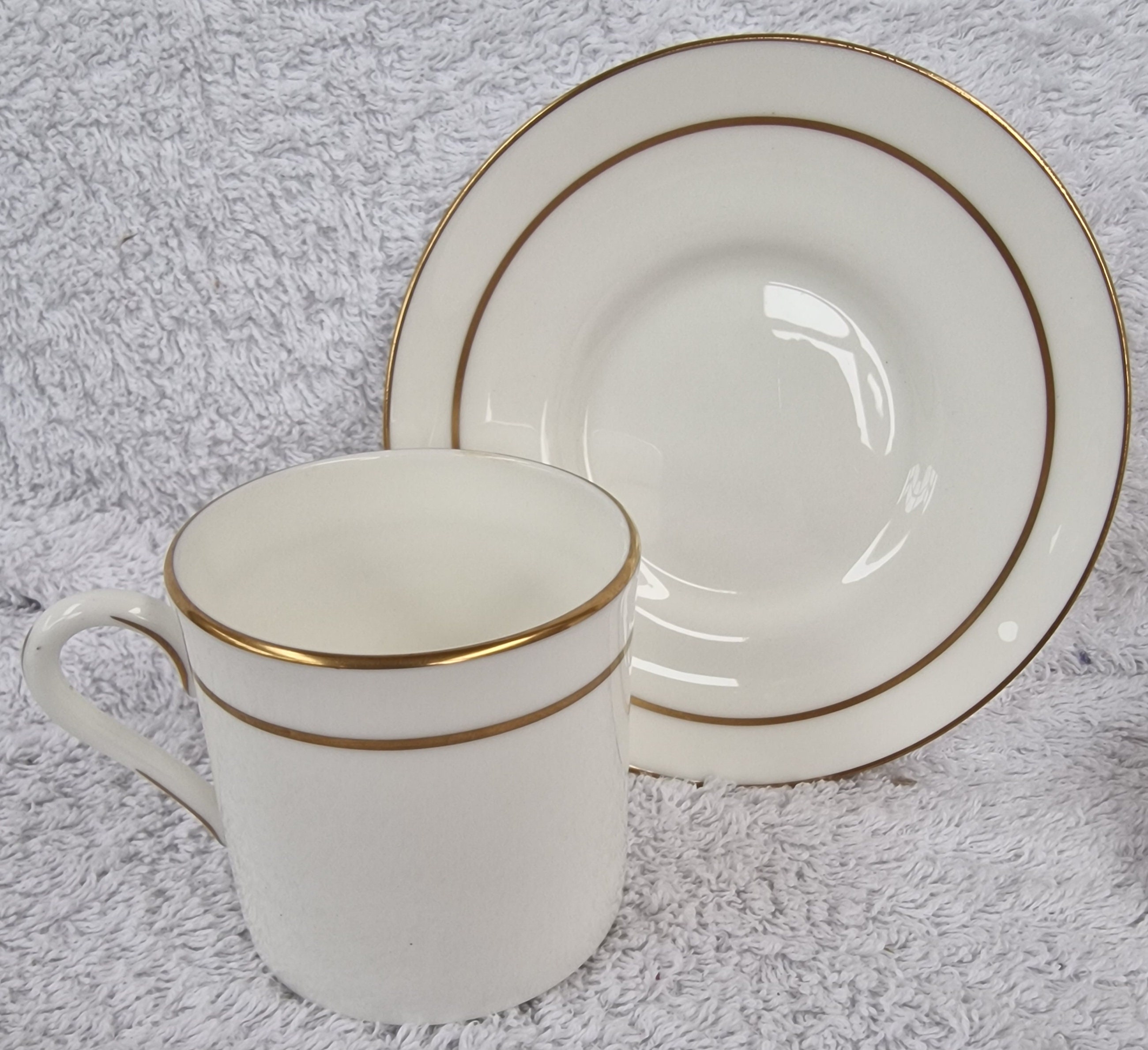 Vintage Royal Worcester Bone China Pair of Coffee Cups & Saucers ...