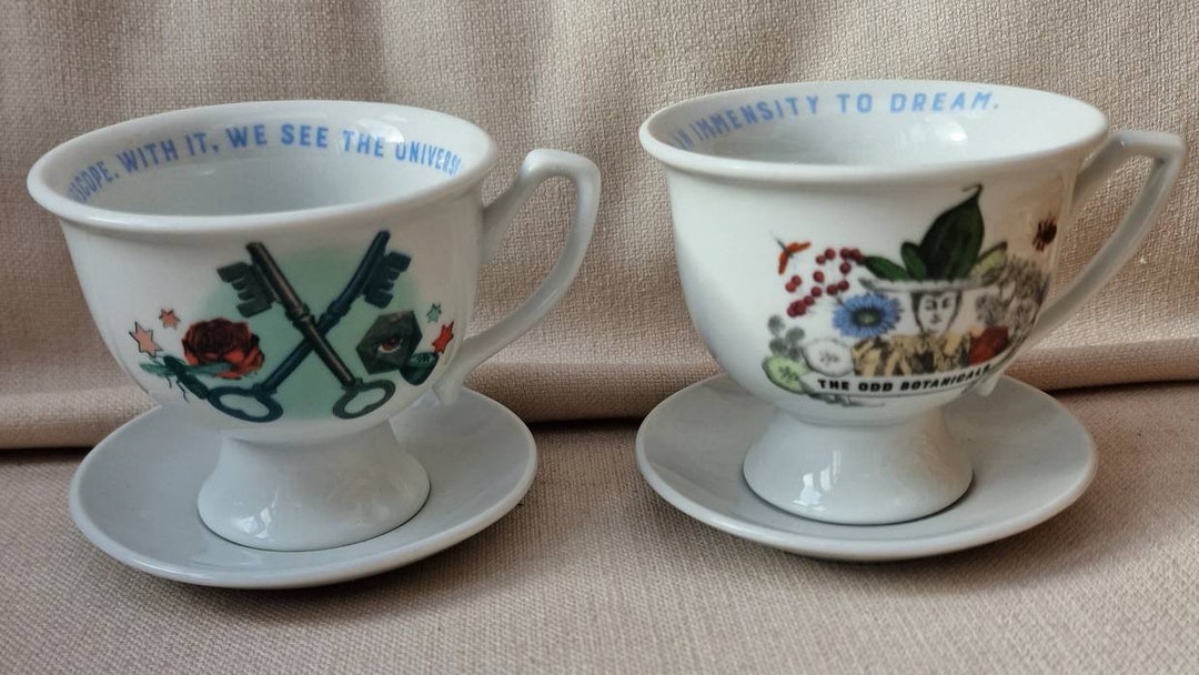 Hendricks Gin Cup and Saucer Two Different Available Etsy