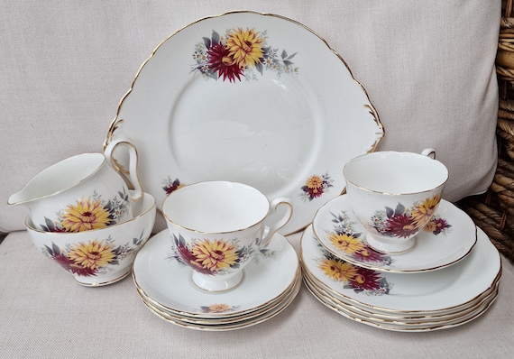 Royal stafford bone top china tea set