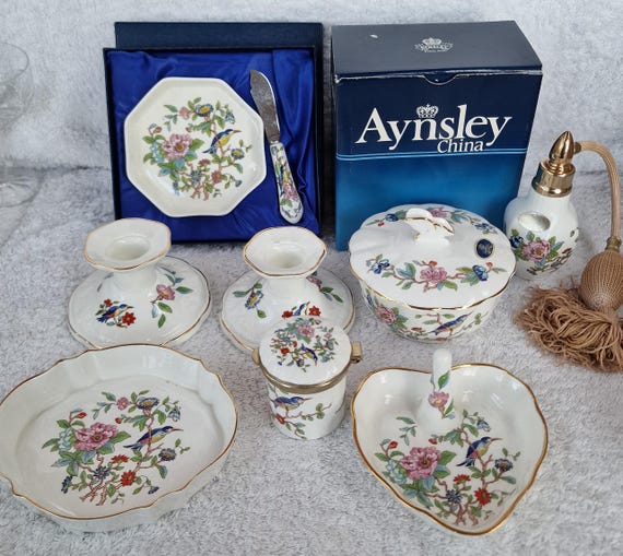 Aynsley Bone China Pembroke Pattern - Small Items - Etsy