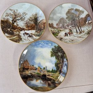 Coalport Bone China Collectors Plates or Wall Plaques - Classic Artists - 3 Different available .