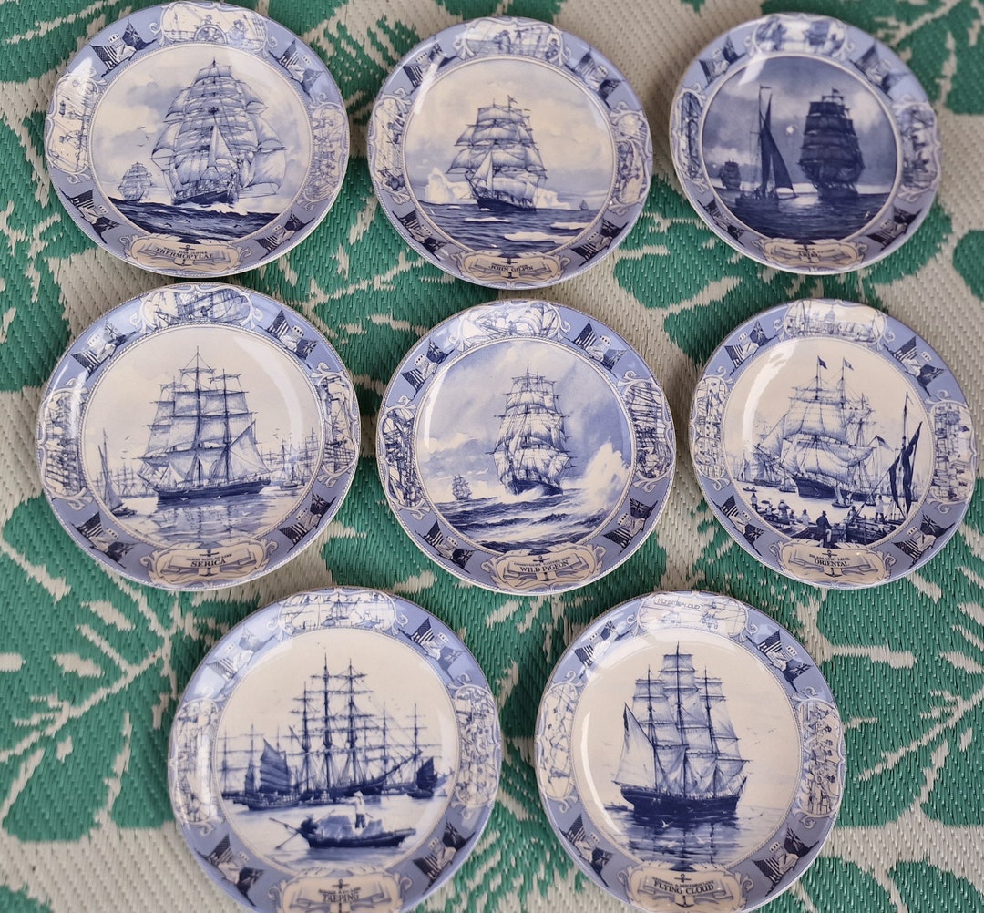 Wedgwood Queens Ware Collectors Plates From the Great Racing Etsy
