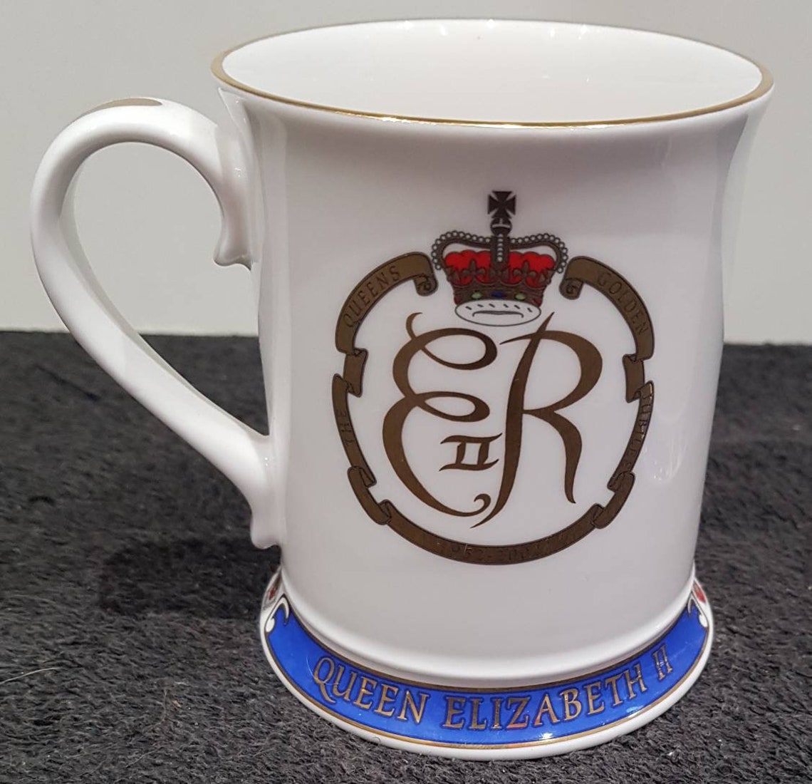 Ringtons Mug QEII Golden Jubilee Two Available. | Etsy UK