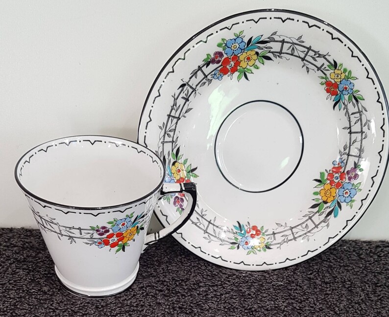 Antique Edwards & Brown Duchess Bone China Coffee Cup and Etsy