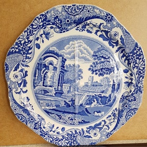 Sandwich Plate from Spode in the Blue Italian pattern.