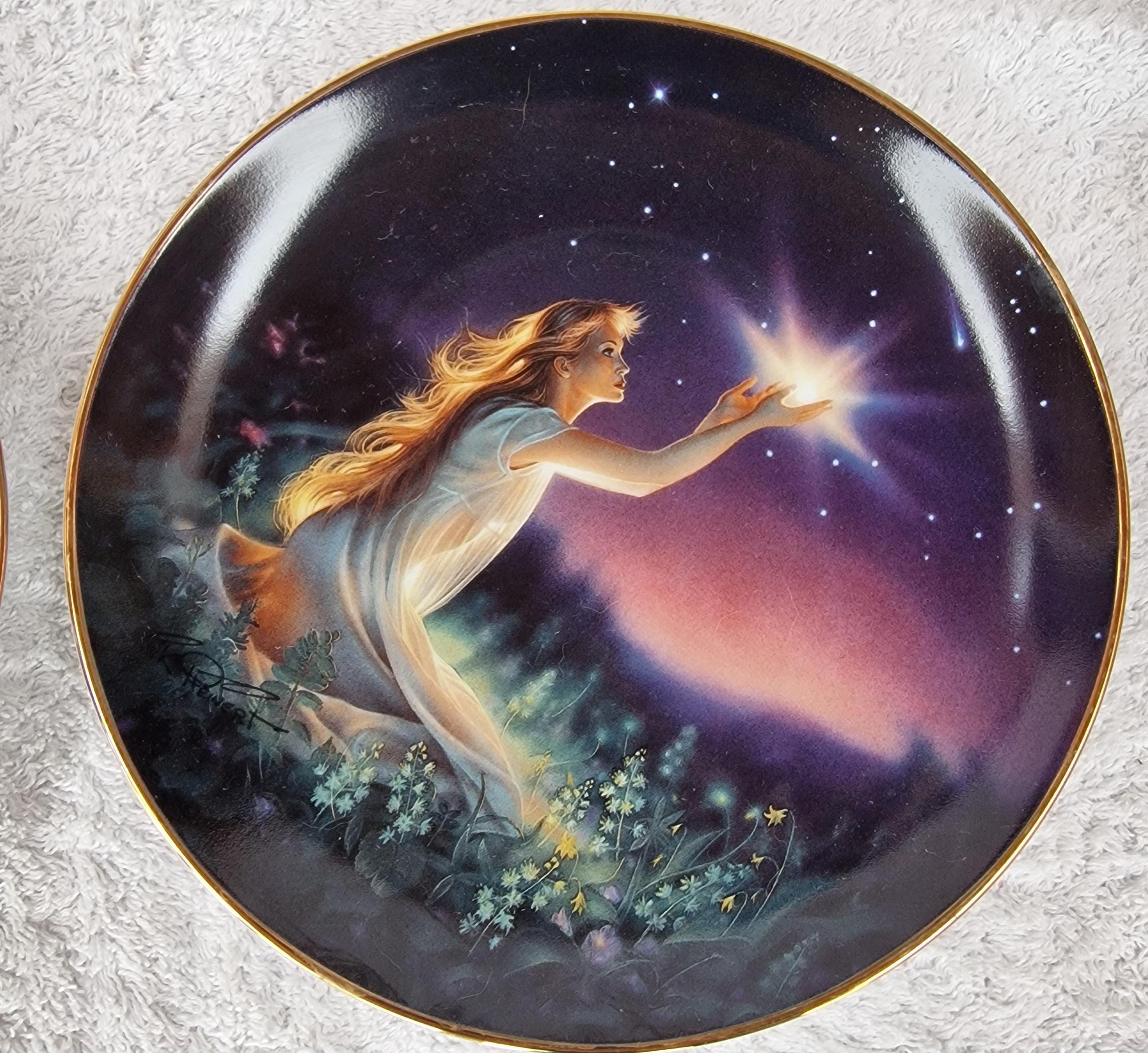 Franklin Mint Crystal Collection Plate: Limited Edition Porcelain