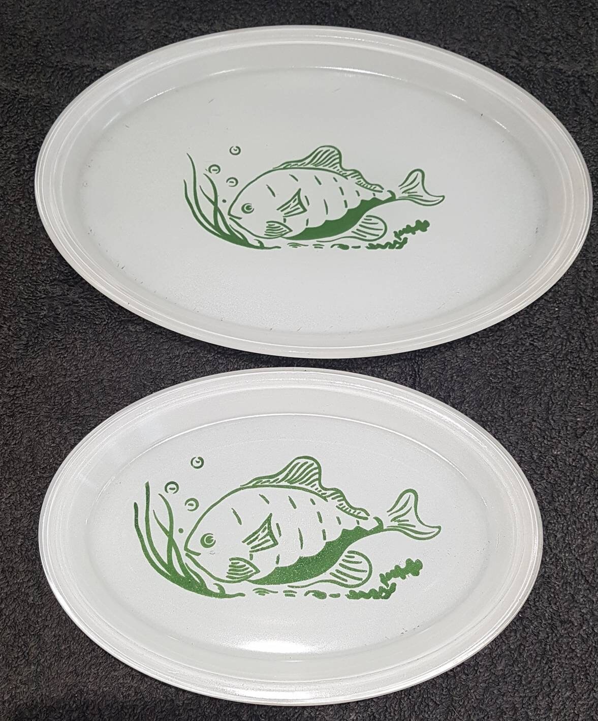 Vintage Phoenix Pyrex Set of 7 Glass Plates -fish Plates - Etsy