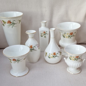 Vintage Wedgwood Mirabelle  Items  - Different vases