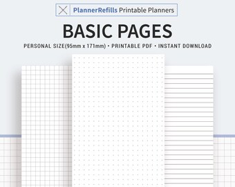 Dot Grid Personal Planner - Etsy