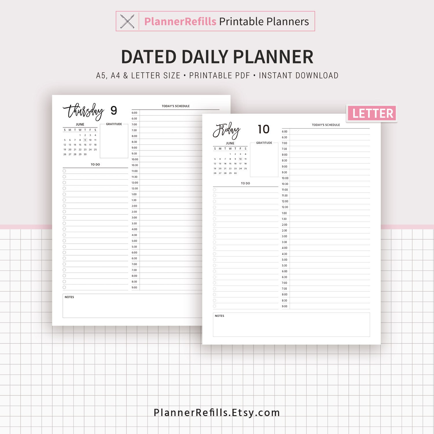 daily planner 2022 pdf free download