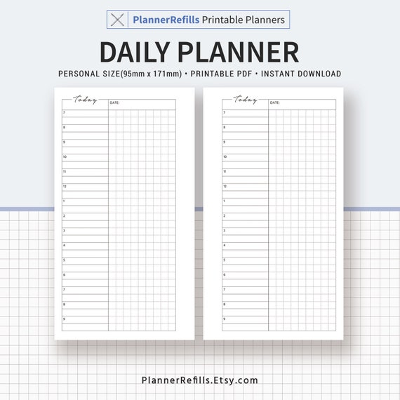 Redelijk is meer dan astronaut Undated Daily Planner Daily Schedule Daily Agenda Personal - Etsy