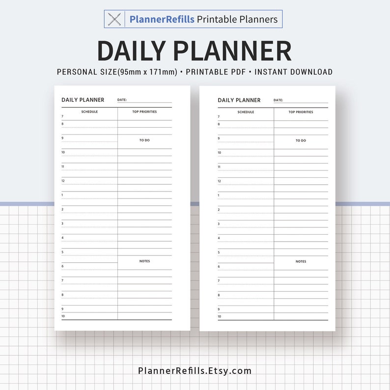 Day by day Planner, Every day Schedule, Day by day Timetable, Hourly Dated, Individual Dimensions, Printable Planner Inserts, Minimalist Layout, Immediate Down load image relating to Agenda Designs identify Everyday Planner, Day by day Schedule, Each day Agenda, Hourly Dated, Person Sizing, Printable Planner Inserts, Minimalist Style, Prompt Down load