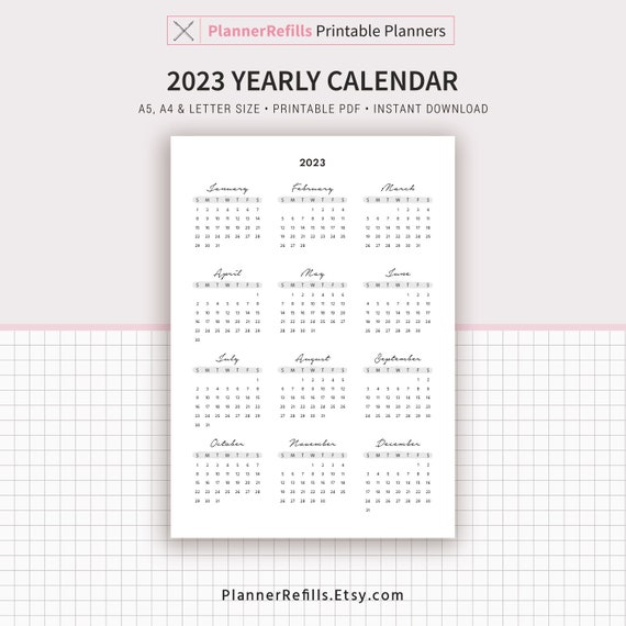Calendrier Open Australie 2023 2022 Yearly Calendar 2023 Yearly Calendar Year At A Glance | Etsy Australia Calendrier Open Australie 2023 2022 Yearly Calendar 2023 Yearly Calendar Year At A Glance | Etsy Australia