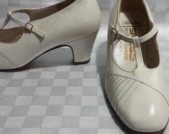 silver flapper shoes