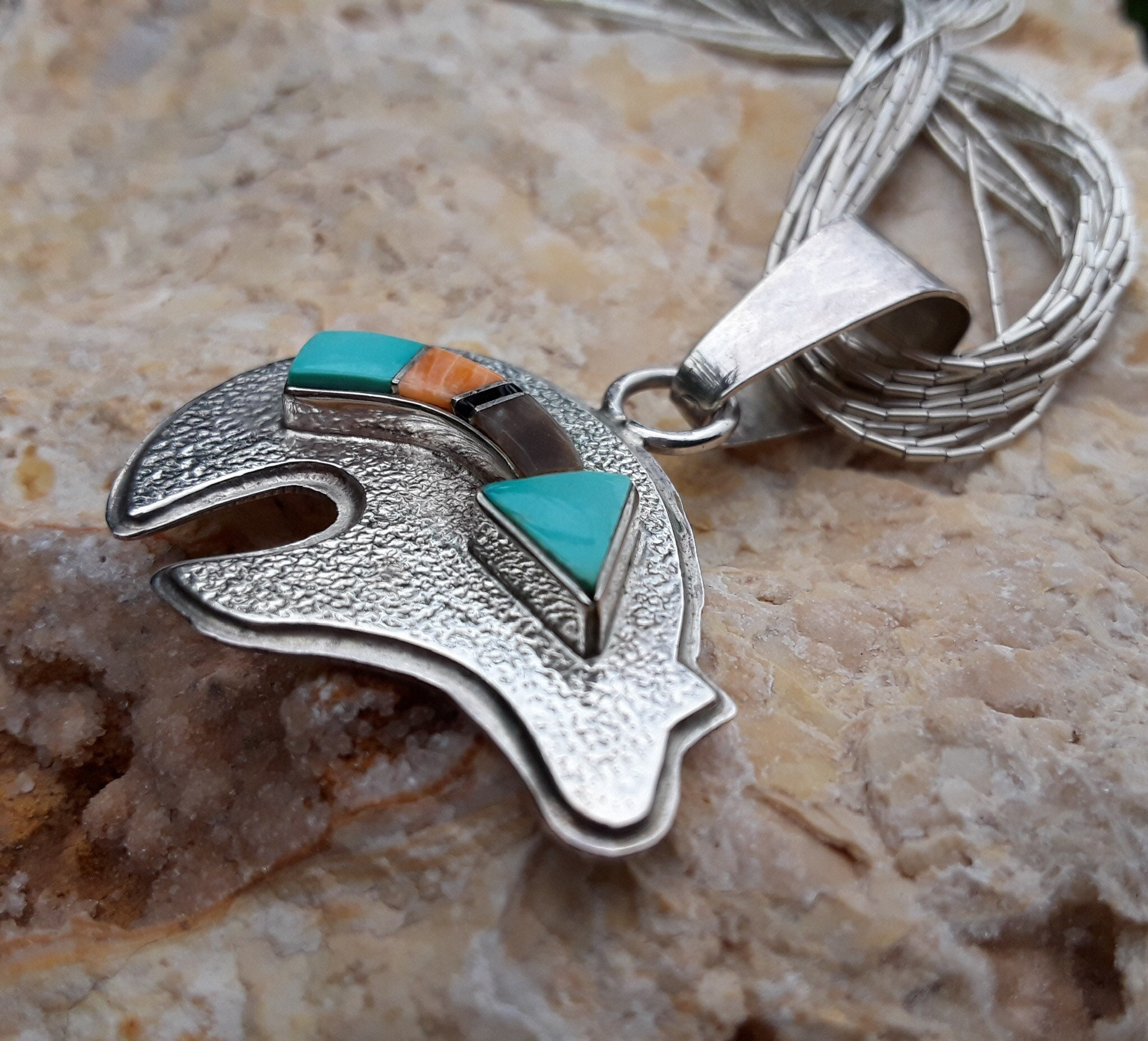 [NUMBERING]Navajo Symbol Heart Pendant Necklace#6762★人気★ NUMBERING]Navajo Symbol Heart Pendant Necklace#6762☆人気