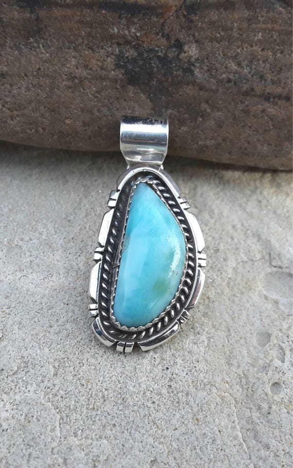 Sky Blue Ocean Blue Carribean Larimar Island Stone