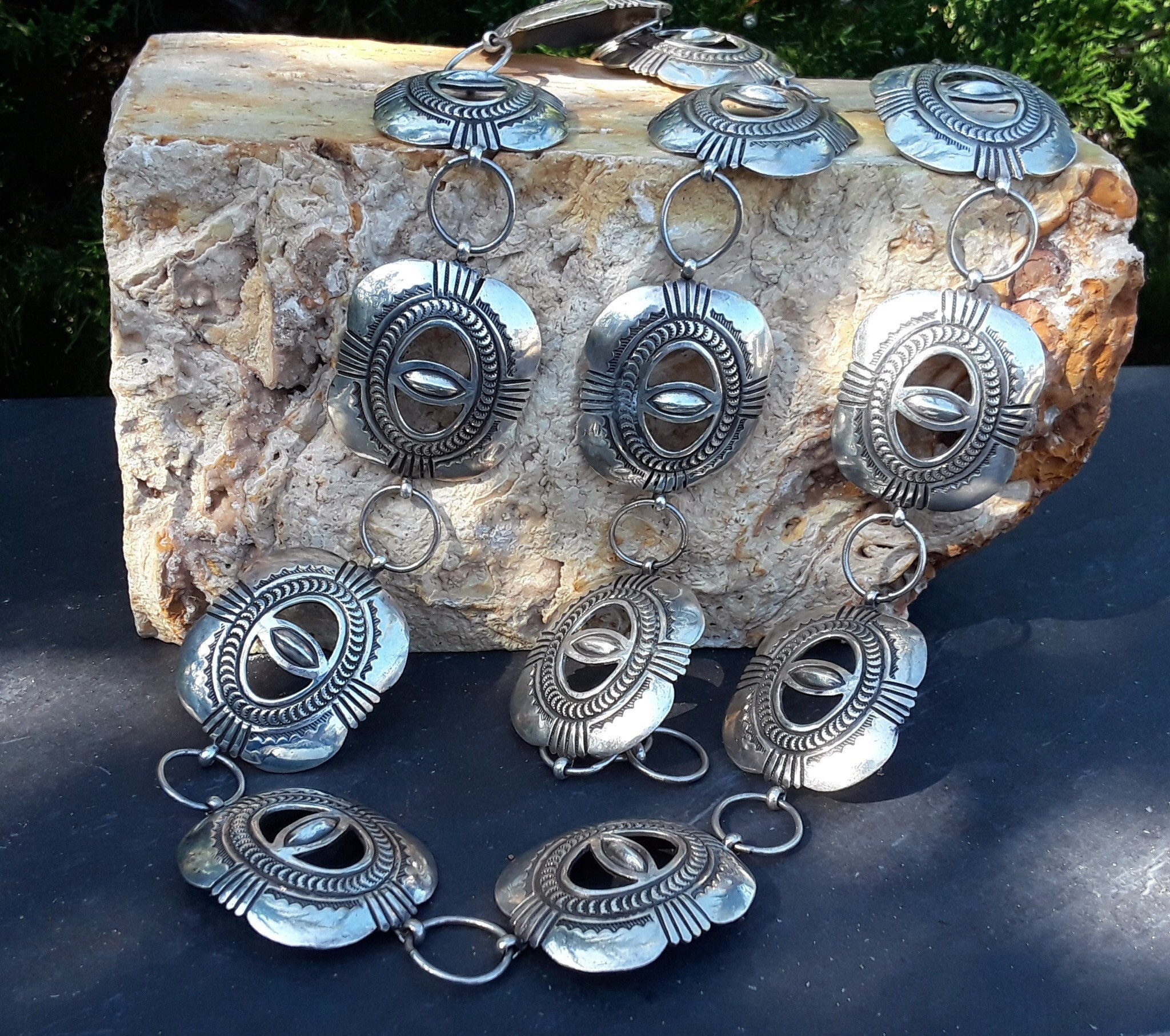 Calvin Martinez Renowned Artist Hand Wrought Navajo Sterling 