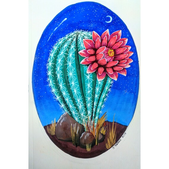 Flor De Cactus Etsy