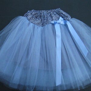 tissu pour tutus en tulle rigide bleu clair image 2