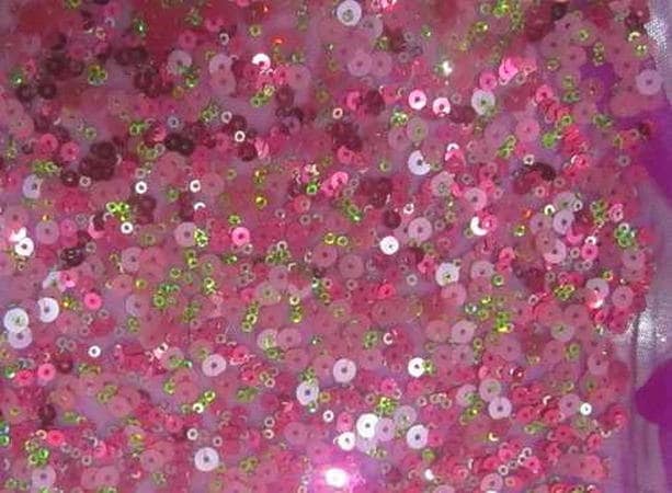 Pink Rose Sequin Fabric by the Yard spark, DIY Sequins Fabric for