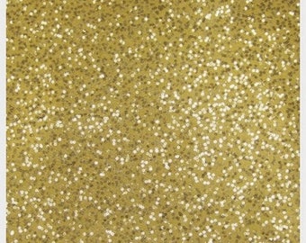 shiny fabrics in lycra veil and gold sequins