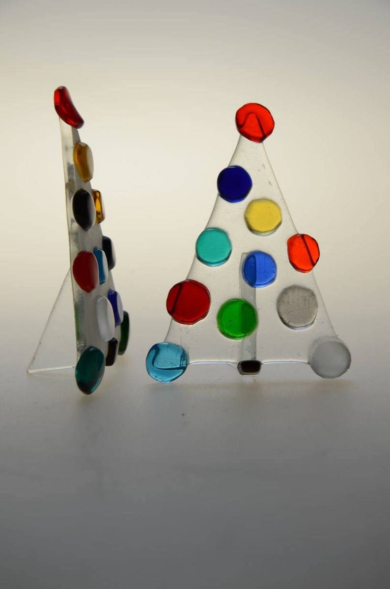 Handmade Glass Christmas Tree Etsy