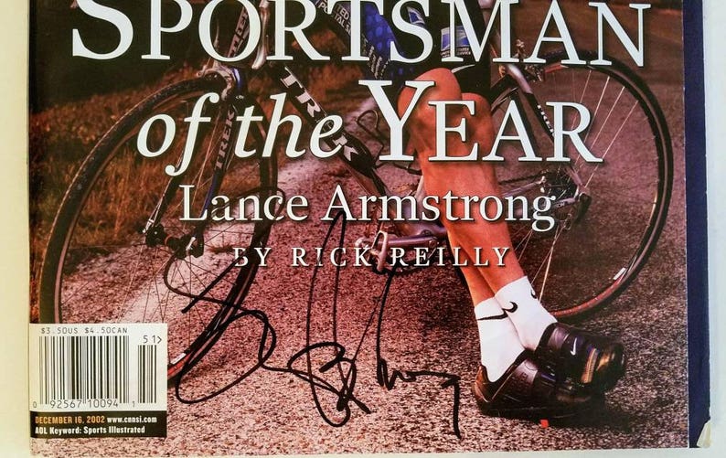 Lance Armstrong Autographed