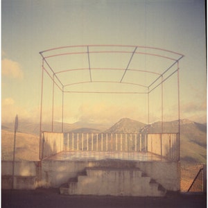 mystic view over mountains in portugal analog medium format photography print ready to ship