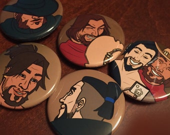 Hanzo & Cassidy / Yeehan Buttons
