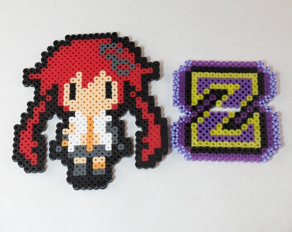 その他 beads art Hyperdimension Neptunia - Uzume Tennouboshi Pixel Bead Art With