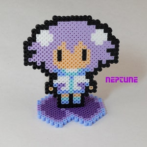 HyperDimension Neptunia - Neptune Pixel Bead Art with Stand