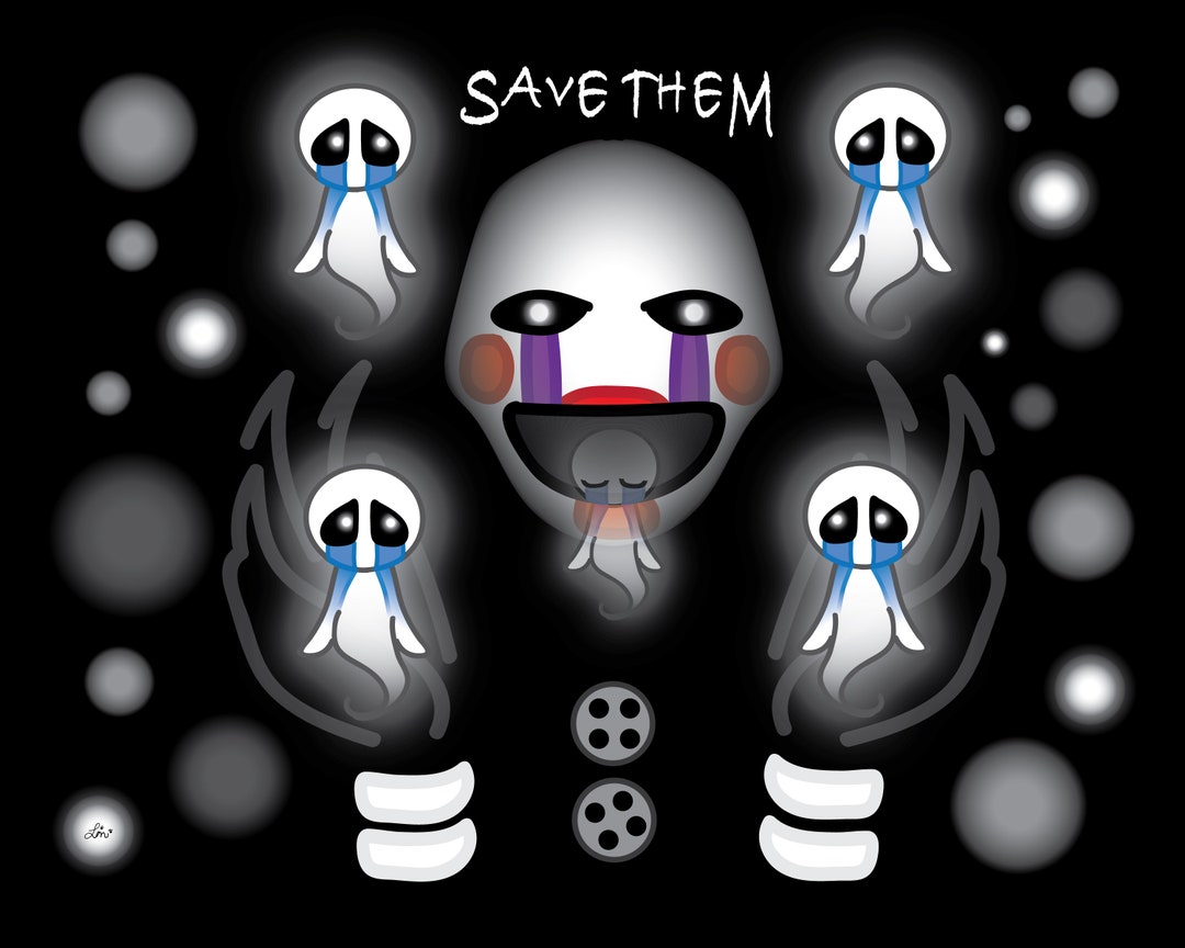 The Puppet FNAF ArtPrint 5x7IN