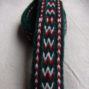 Viking tablet geweven riem, middeleeuws jurkaccessoire, geweven riem, vroegmiddeleeuwse tailleband, Brettchen Weben, handgemaakte riem, middeleeuwse riem