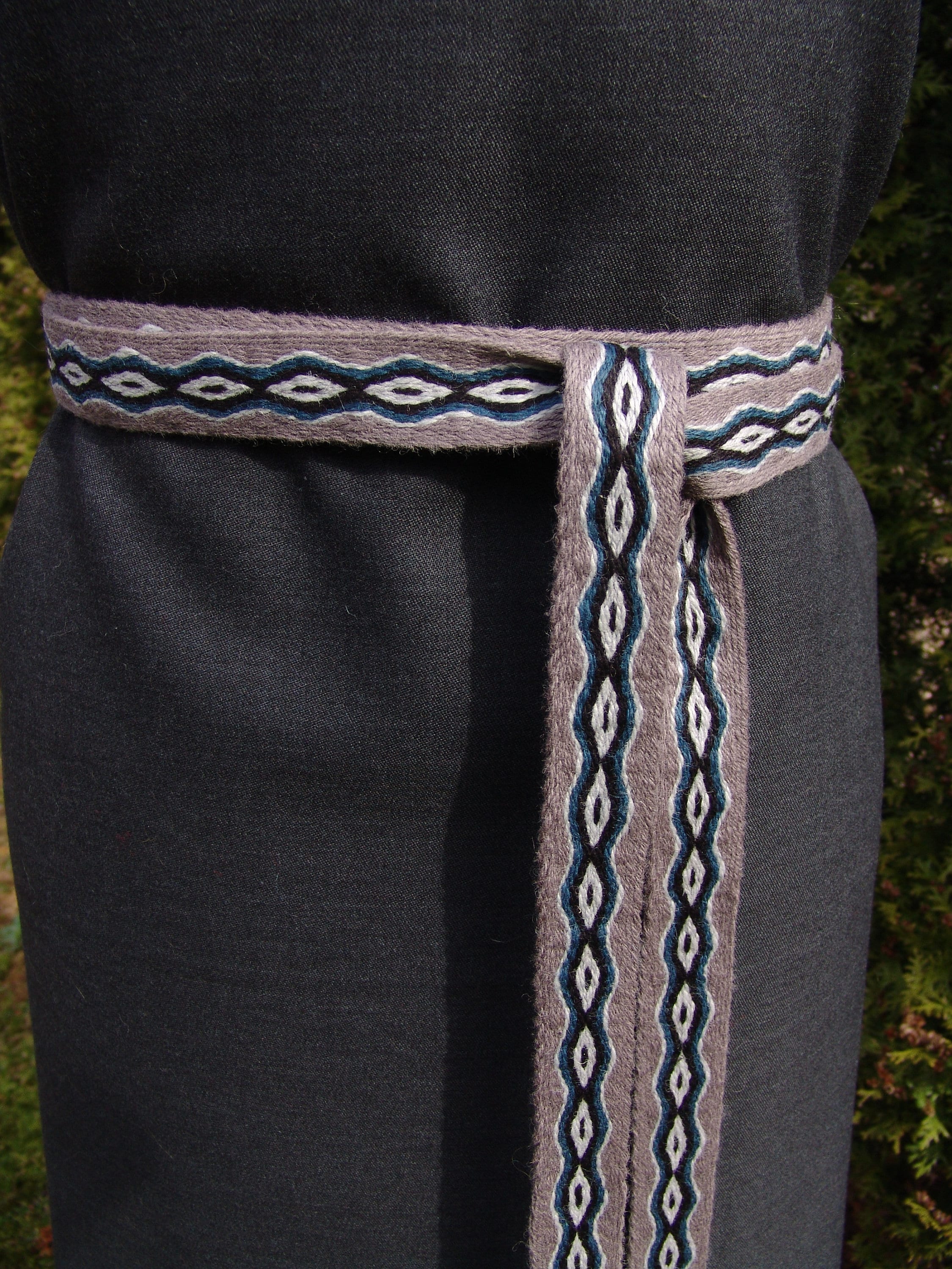 Gray Woven Belt - Etsy