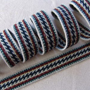 Cinturón gris de tejido de tablillas, banda, tejido de tablillas, lana pura, tejido clásico y tradicional, ancho 4,3 cm. Largo 3,13 m. 100 % lana. Cinturón folk etno.