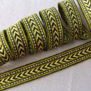 CEINTURE tissée sur tablette, tissage sur tablette, laine. Accessoire médiéval. Robe en lin. À la mode. Accessoires. sca. Ceinture verte historique, faite main