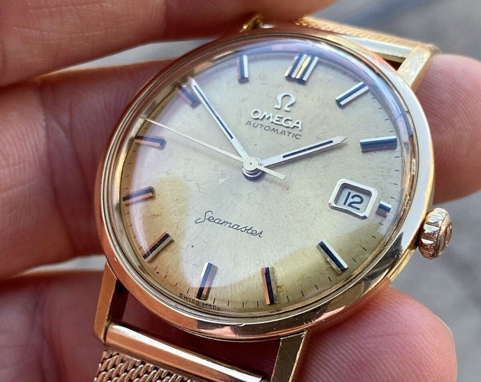 Omega Watch 18k 0.750 Swiss Made Antimagnetic www.finewatchclub.co.uk