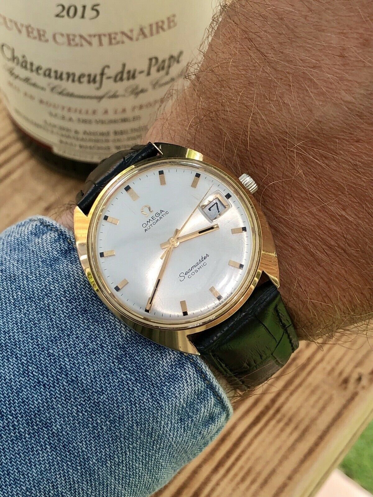 Omega Seamaster 1960s vintage white dial automatic mens ...