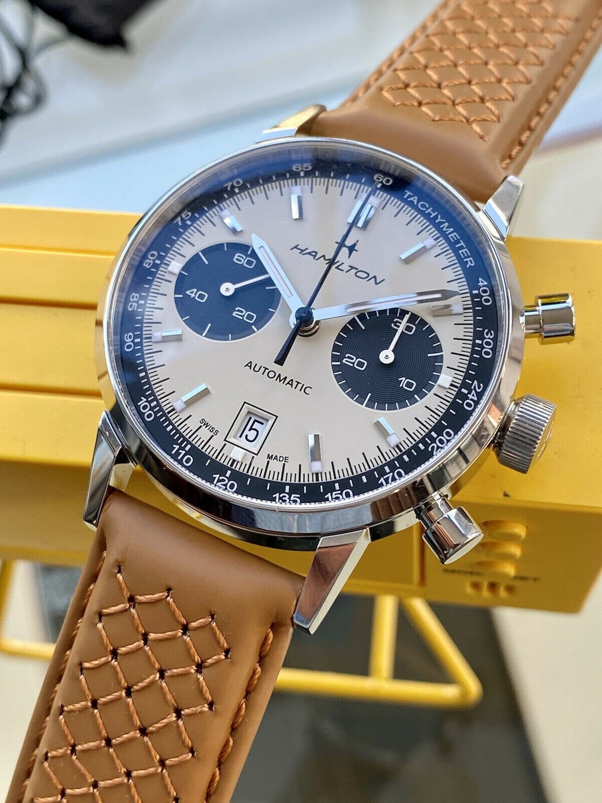 Hamilton American Classic Intra-Matic Automatic H38416160 Chronograph  slightly used Watch