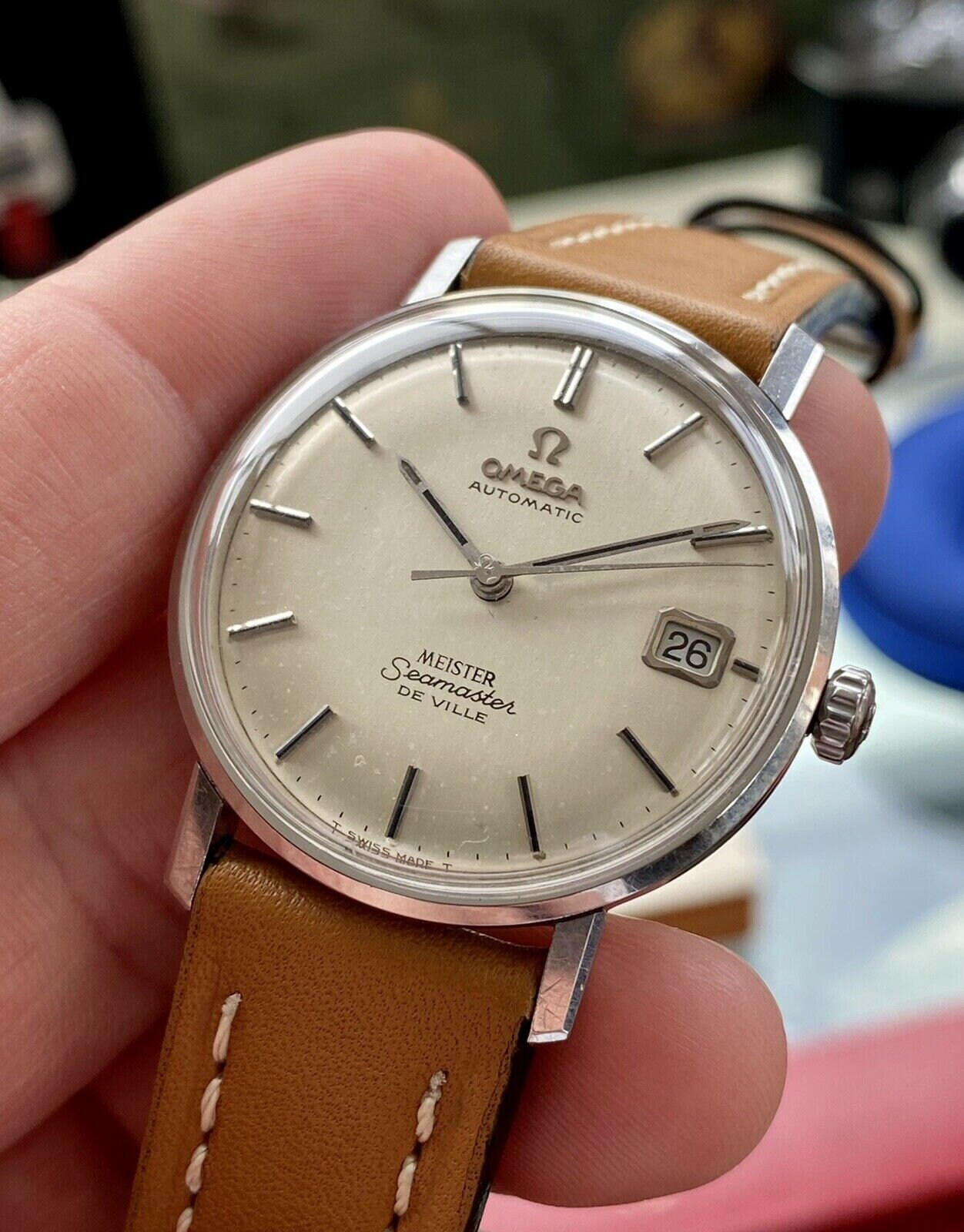 Omega Automatic De Ville Meister Steel 