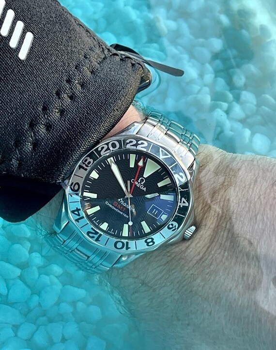 Omega Seamaster 300 GMT Black Dial 50th 