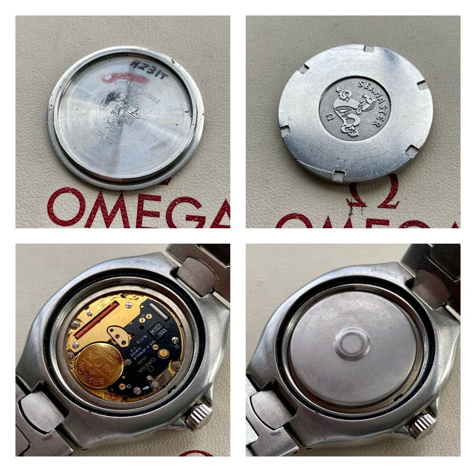 Omega Seamaster 200m Pre Bond Quartz Battery Steel Vintage | Etsy