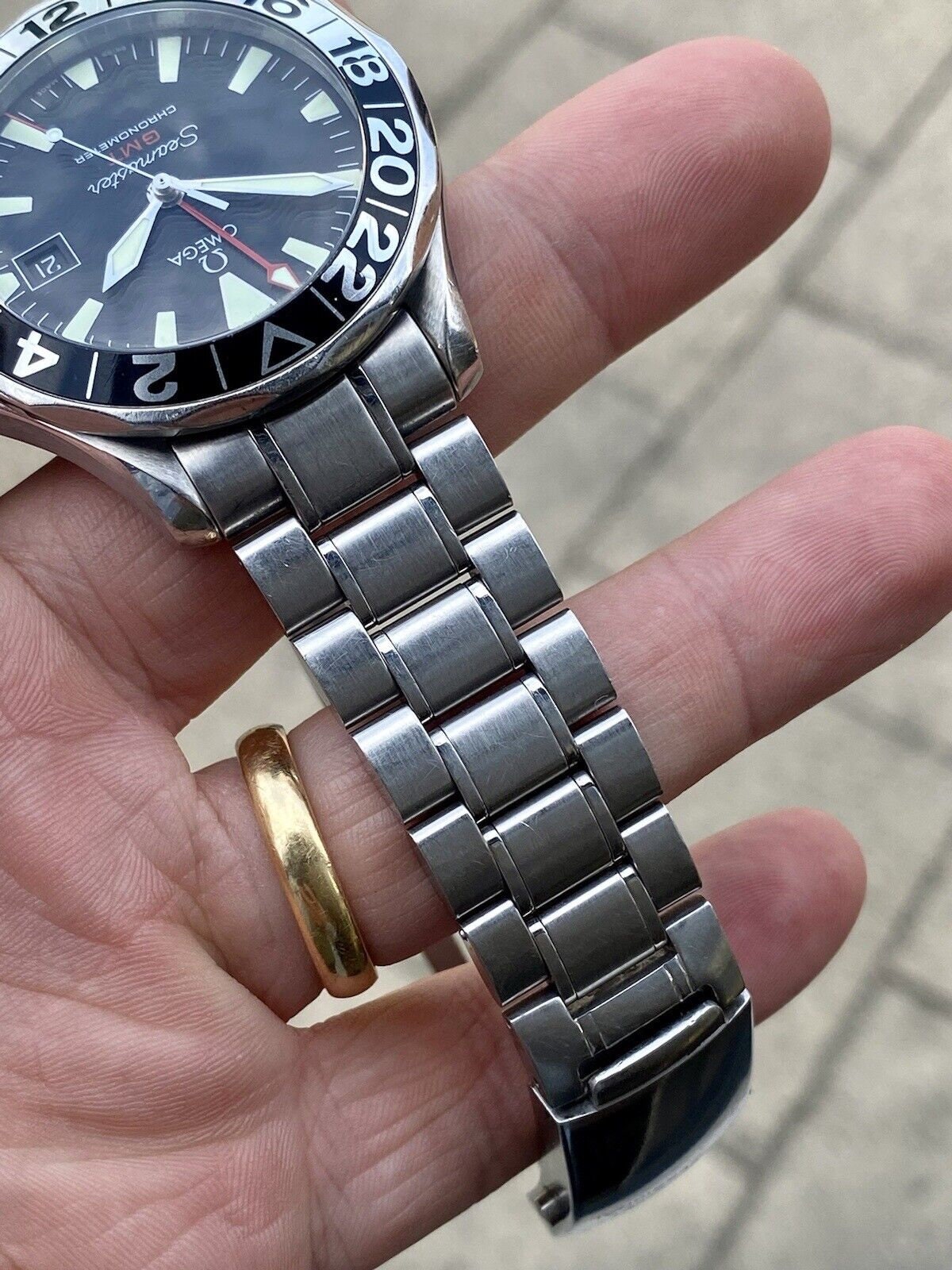 Omega Seamaster 300 GMT Black Dial 50th Anniversary Box Mens 300m 1998