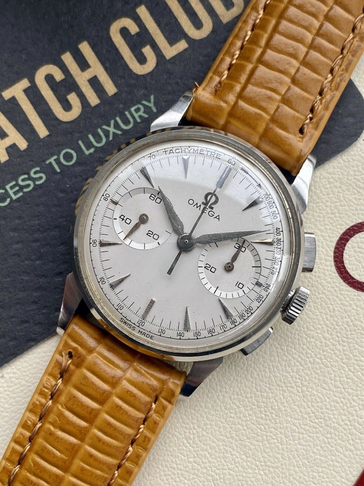 Rare Omega Chronograph Vintage Steel Caliber 320 | Vintage Portfolio
