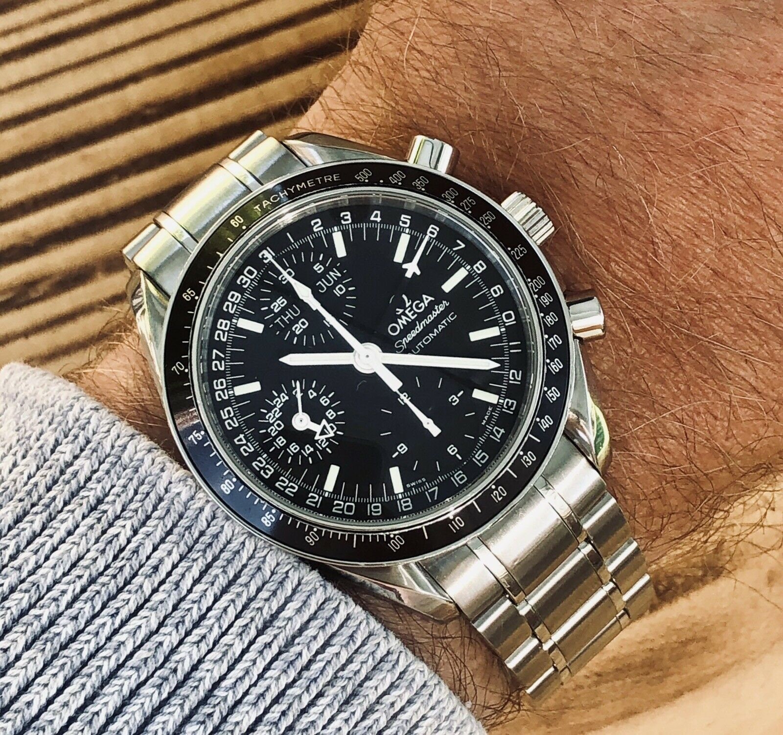 omega speedmaster automatic reduced