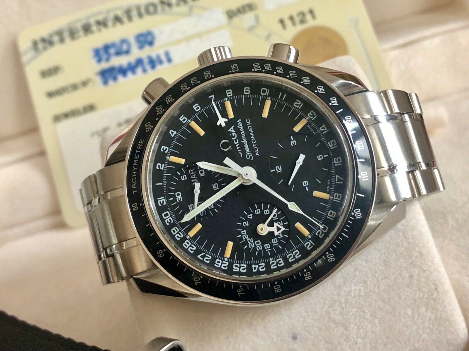 omega speedmaster mk40 triple date