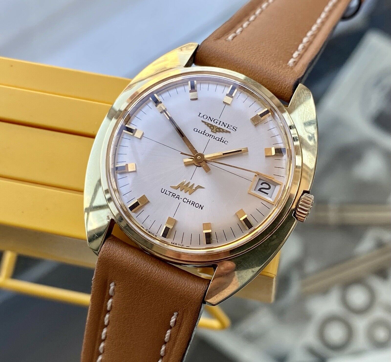 Longines Ultra Chron Crosshair 1960s 