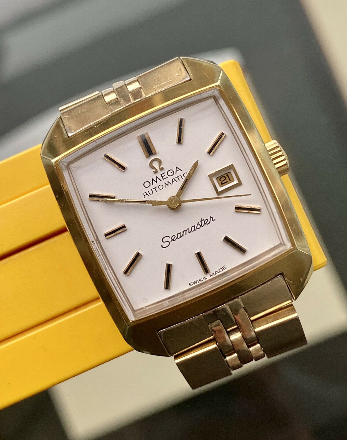 Omega Lady Seamaster Vintage Square 
