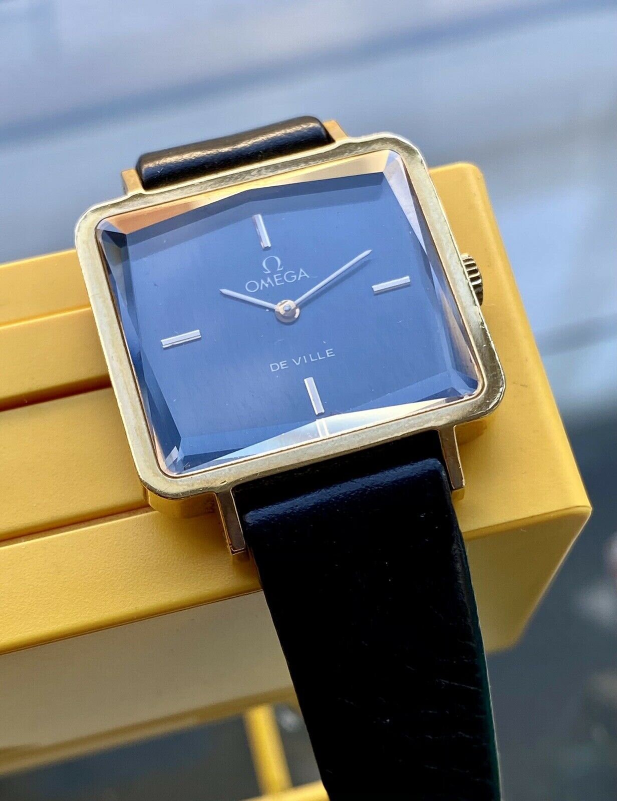 omega deville rectangular vintage