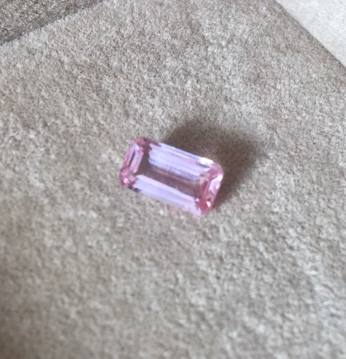 Imperial Topaz Pink 2.00 ct Flawless Emerald cut gemstone natural ...